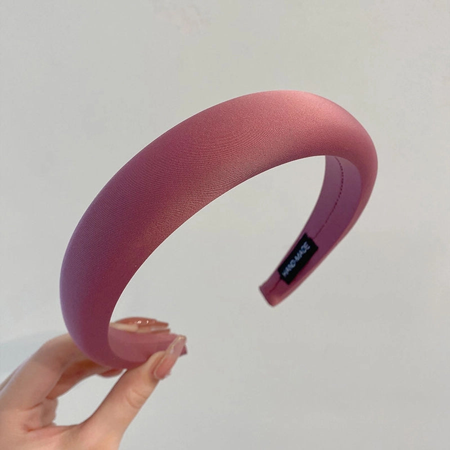 fashion solid color cloth handmade hair band 1 piece