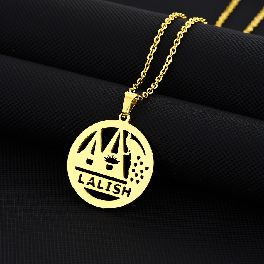 Jewelry Ethnic Style Geometric Peacock 201 Stainless Steel 304 Stainless Steel 18K Gold Plated Stainless Steel Necklaces