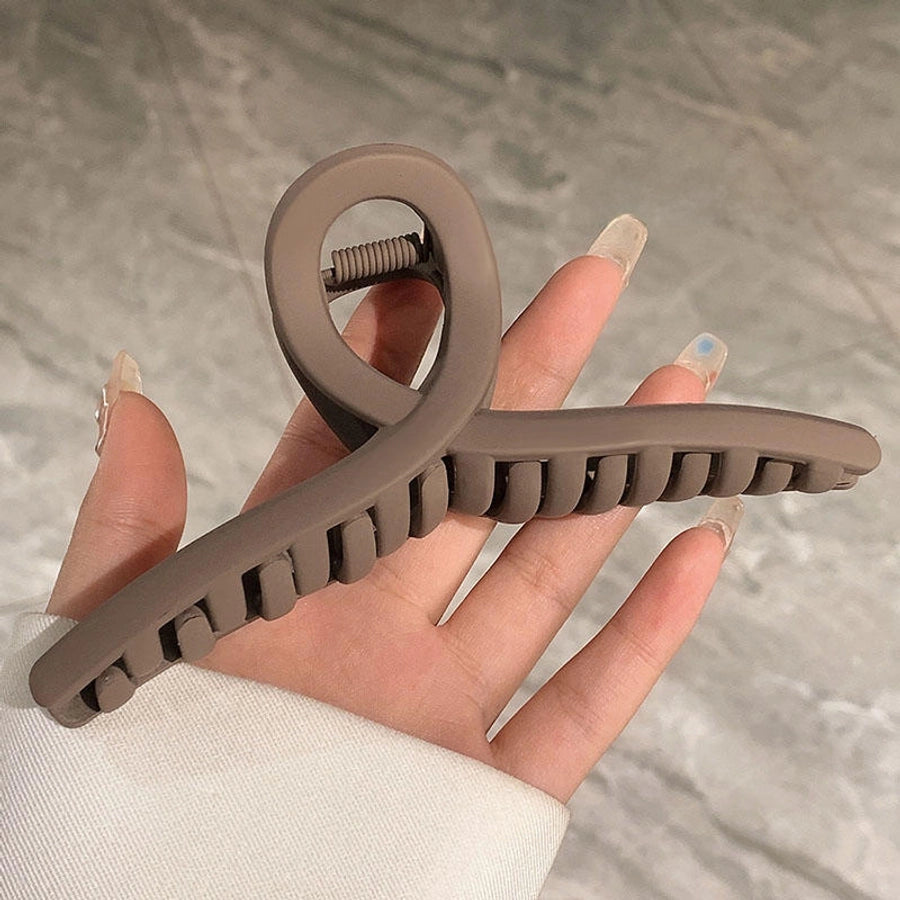 new 15CM oversized frosted hair clip female shark clip high-grade hair volume multi-head updo hair clip
