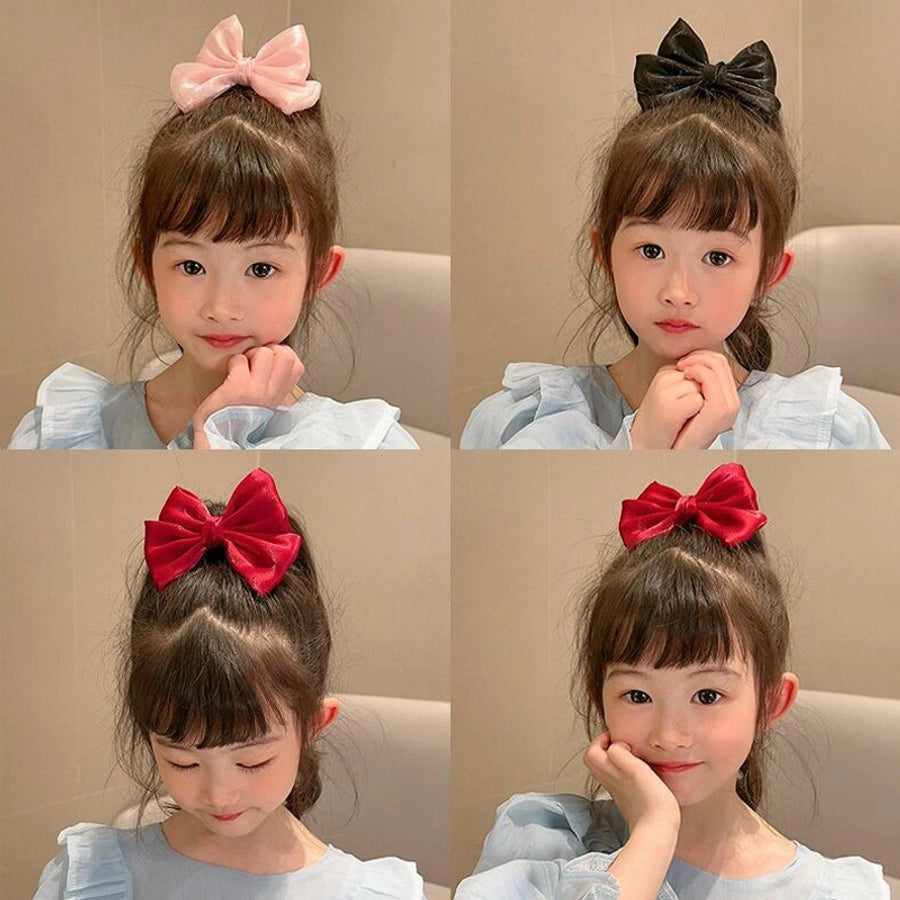 sweet bow knot cloth hair clip
