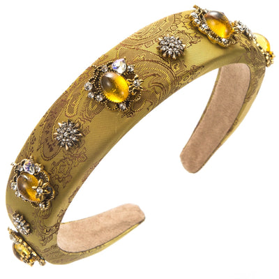 Women's Vacation Modern Style Classic Style Flower Alloy Cloth Glass Inlay Glass Hair Band