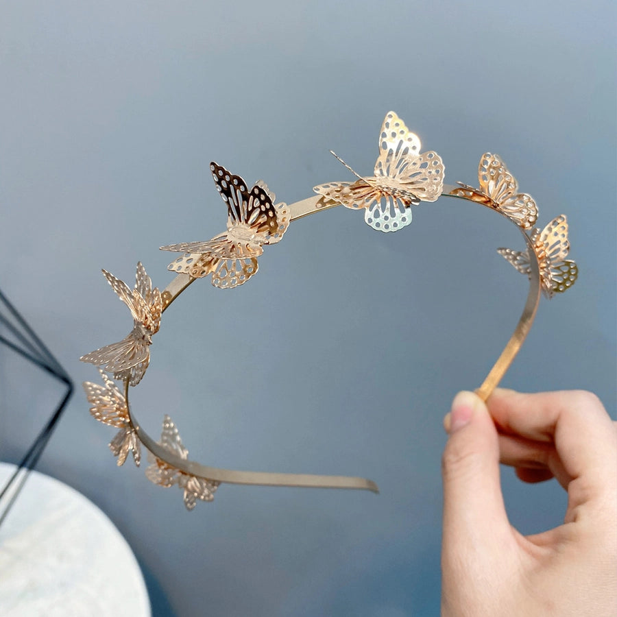 fashion hollow butterfly headband