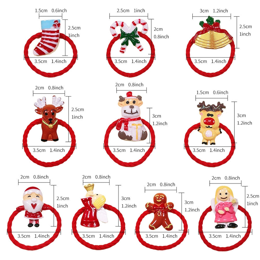 Christmas Cute Kid'S Santa Claus Hair Tie