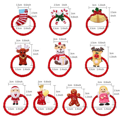 Christmas Cute Kid'S Santa Claus Hair Tie