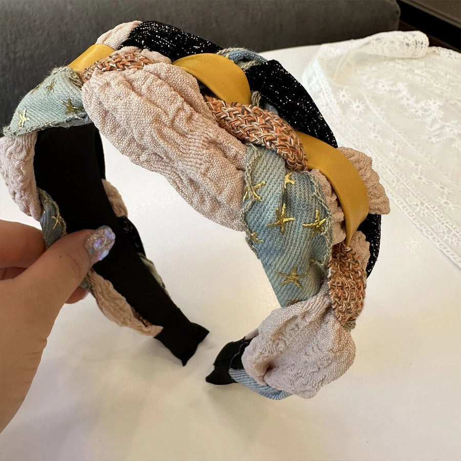 Women's Retro Simple Style Classic Style Color Block Fabric Hair Band