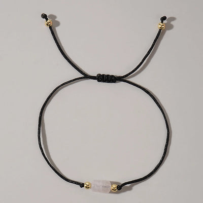 Autumn and Winter New Arrival Hot Sale New Chinese Color Natural Stone Copper Bead Bracelet Advanced Simple Personality Trendy Bracelet All-Matching