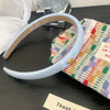 Women's Elegant Simple Style Solid Color Leather Hair Band