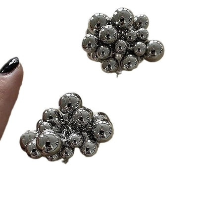 1 Pair Simple Style Classic Style Solid Color Plating Copper Ear Studs