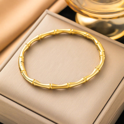 Sweet Solid Color Titanium Steel Stainless Steel Bracelets In Bulk