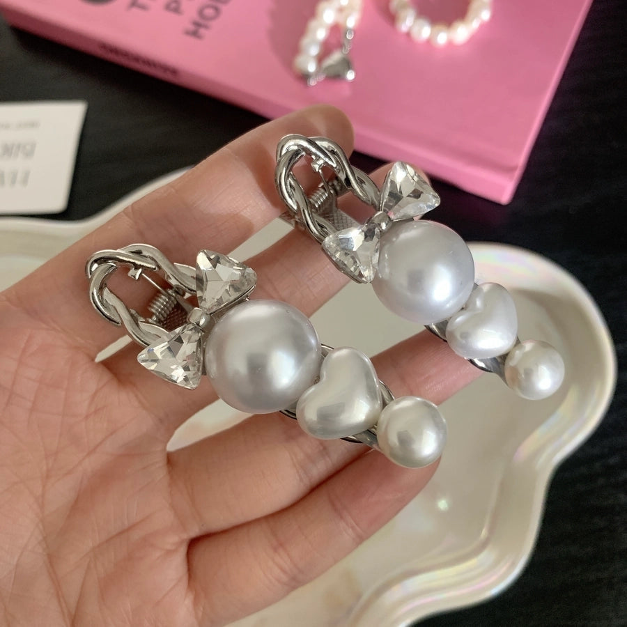 Women's Korean Style Bow Knot Metal Hair Clip