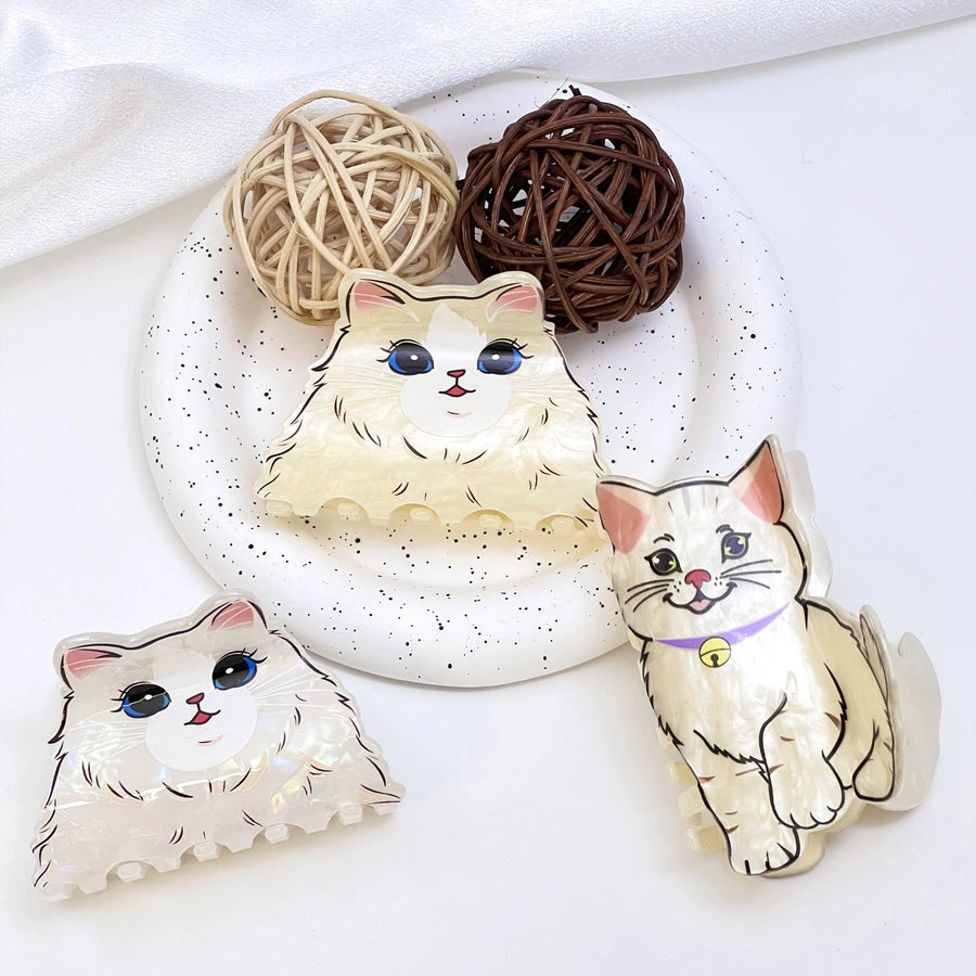 Women's Original Design Cute Lady Animal Acetic acid sheets Hair Claws