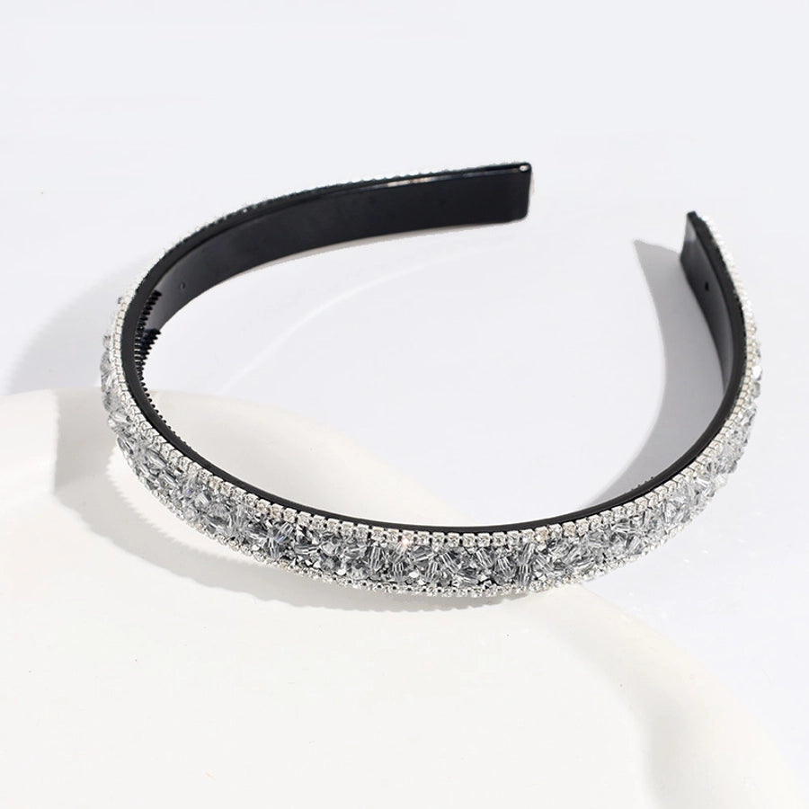 women's retro c shape rhinestone handmade hair band