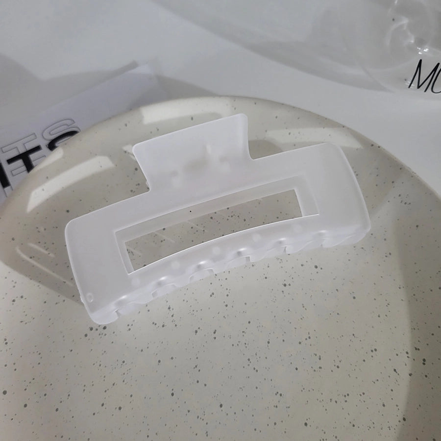 Korean-style Bright Face Non-scratch Disc Hair Clip Women's Large Frosted Elegant Shark Clip Back Head Hairpin Headwear Hair Clip