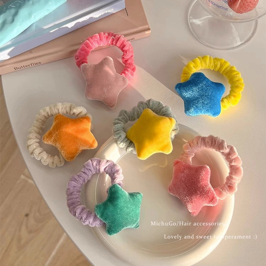 sweet star cloth hair tie