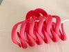 simple style solid color plastic hair claws