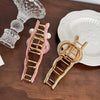 Women's IG Style Waves Arylic Alloy Inlay Pearl Hair Claws