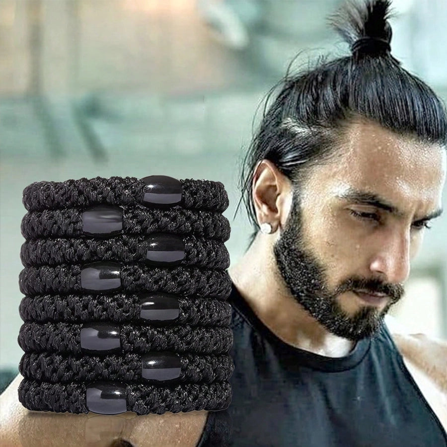 Women's Simple Style Solid Color Elastic Band Hair Tie