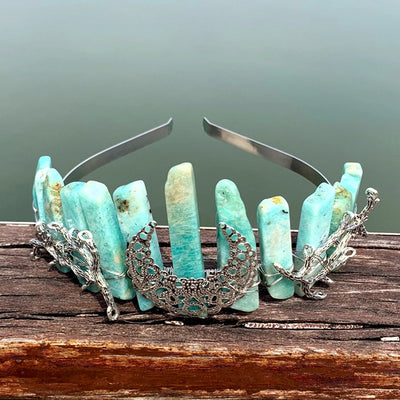 fashion moon crown alloy hollow out crown