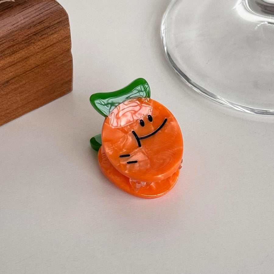 Women's Cute Color Block Acetic acid sheets Hair Claws