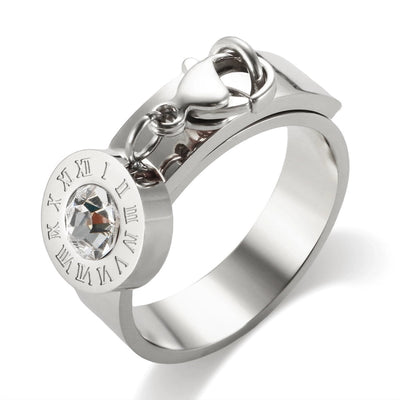 Jewelry Marine Style Roman Numeral Shell Titanium Steel Jewelry Set