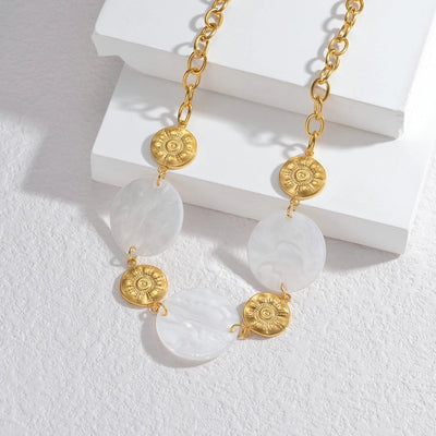 Jewelry Casual Round 304 Stainless Steel Necklace