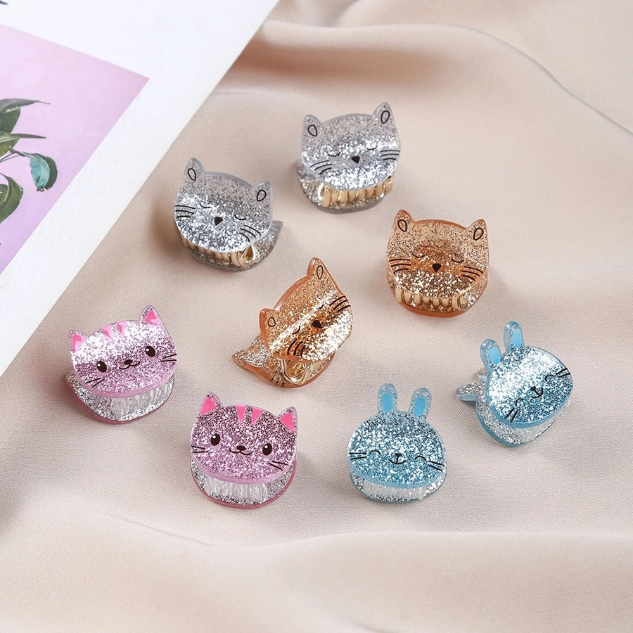 cartoon style animal arylic handmade hair claws