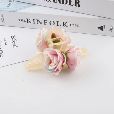 Women's Casual Cute Solid Color Arylic Hair Clip