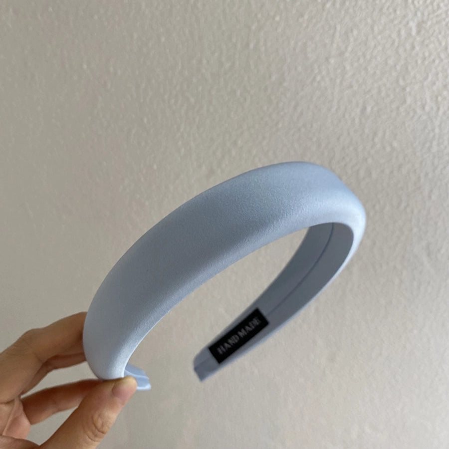 simple style solid color cloth handmade hair band 1 piece