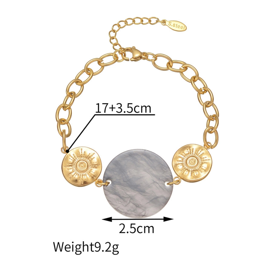 Jewelry Casual Round 304 Stainless Steel Necklace