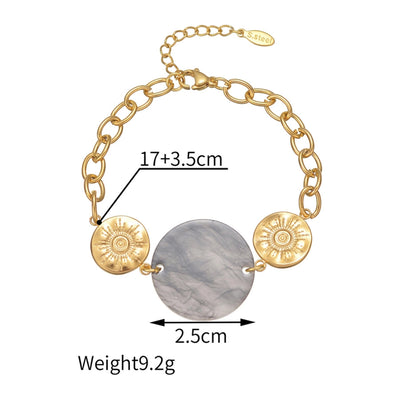 Jewelry Casual Round 304 Stainless Steel Necklace