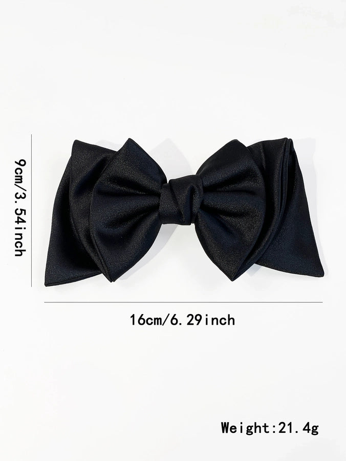women's princess cute pastoral bow knot cloth hair clip