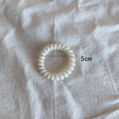 cute sweet pastoral flower rubber gauze hair tie