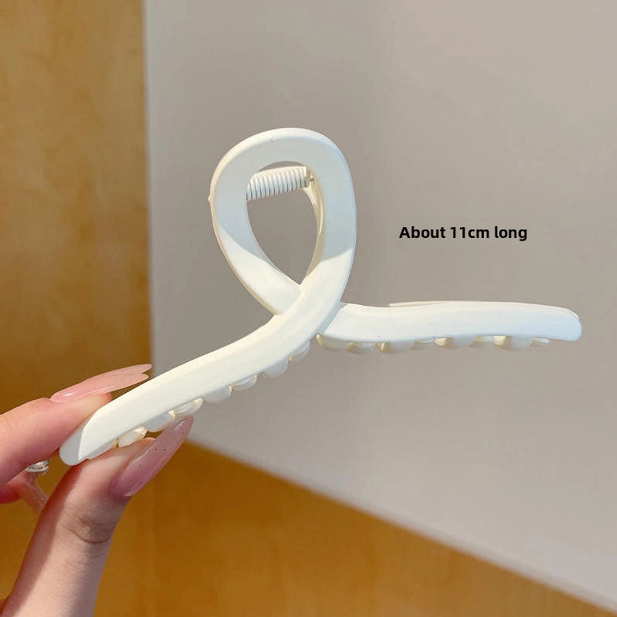 new 15CM oversized frosted hair clip female shark clip high-grade hair volume multi-head updo hair clip