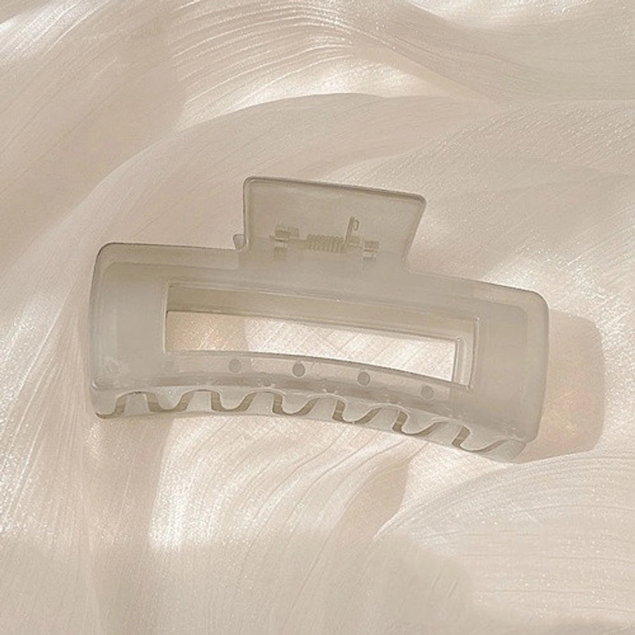 simple style geometric plastic hair claws 1 piece