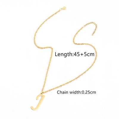 Jewelry Elegant Simple Style Classic Style Letter 201 Stainless Steel 304 Stainless Steel Pendant Necklace