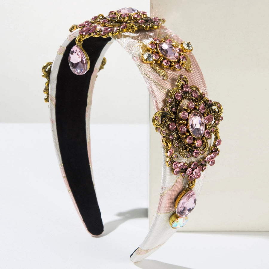 Women's Casual Vacation Classic Style Geometric Alloy Glass Hair Band