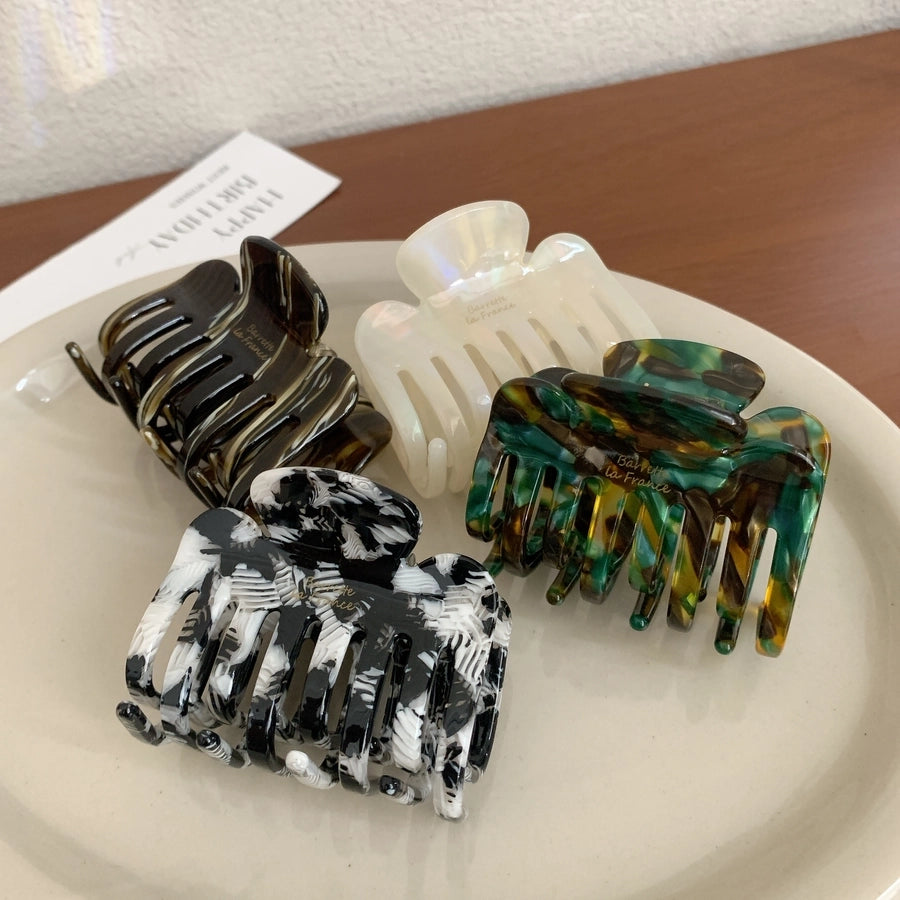 Women's Simple Style Classic Style Irregular Acetic acid sheets Hair Claws