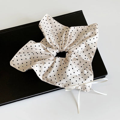 Women's Elegant Cute Polka Dots Cloth Lace Hair Tie