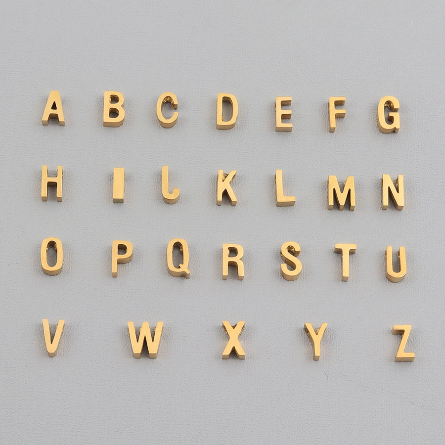 Jewelry Simple Style Classic Style Letter 201 Stainless Steel 304 Stainless Steel Pendant Necklace