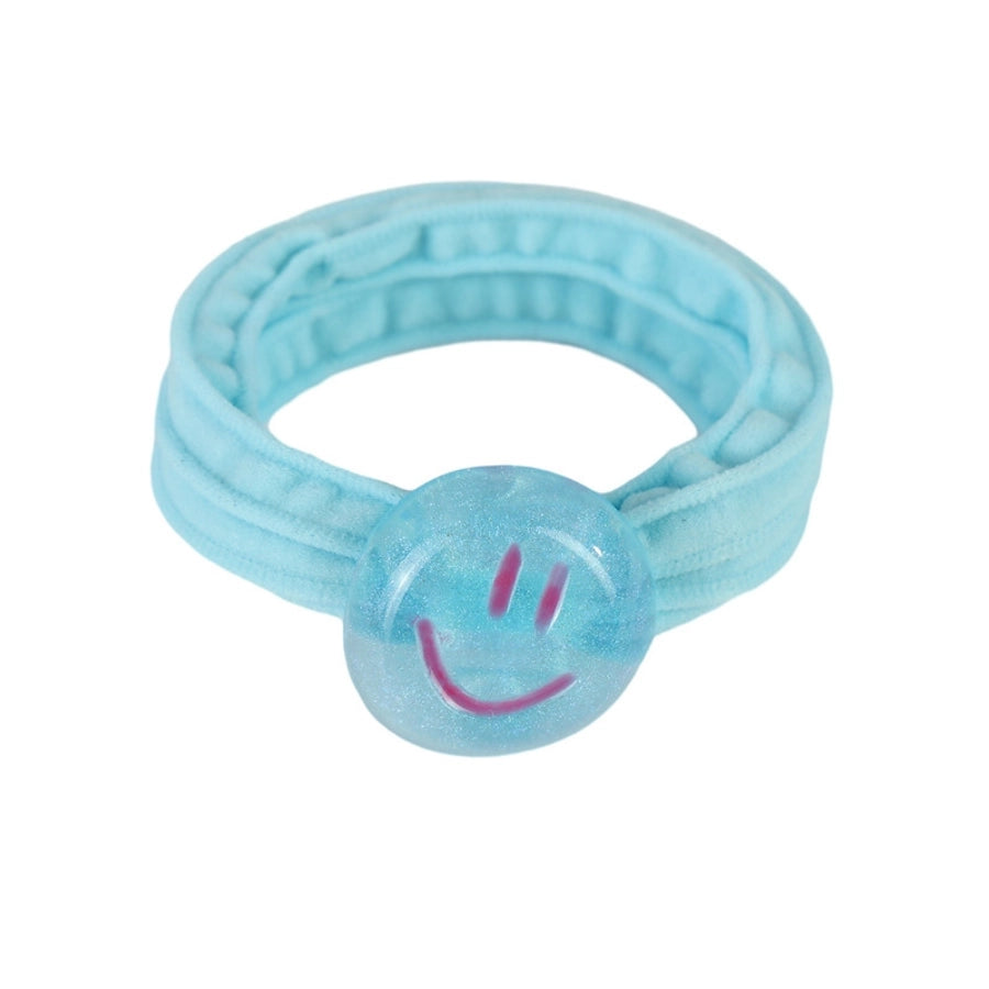 Kid'S Cute Smile Face Plastic rubber band Hair Tie