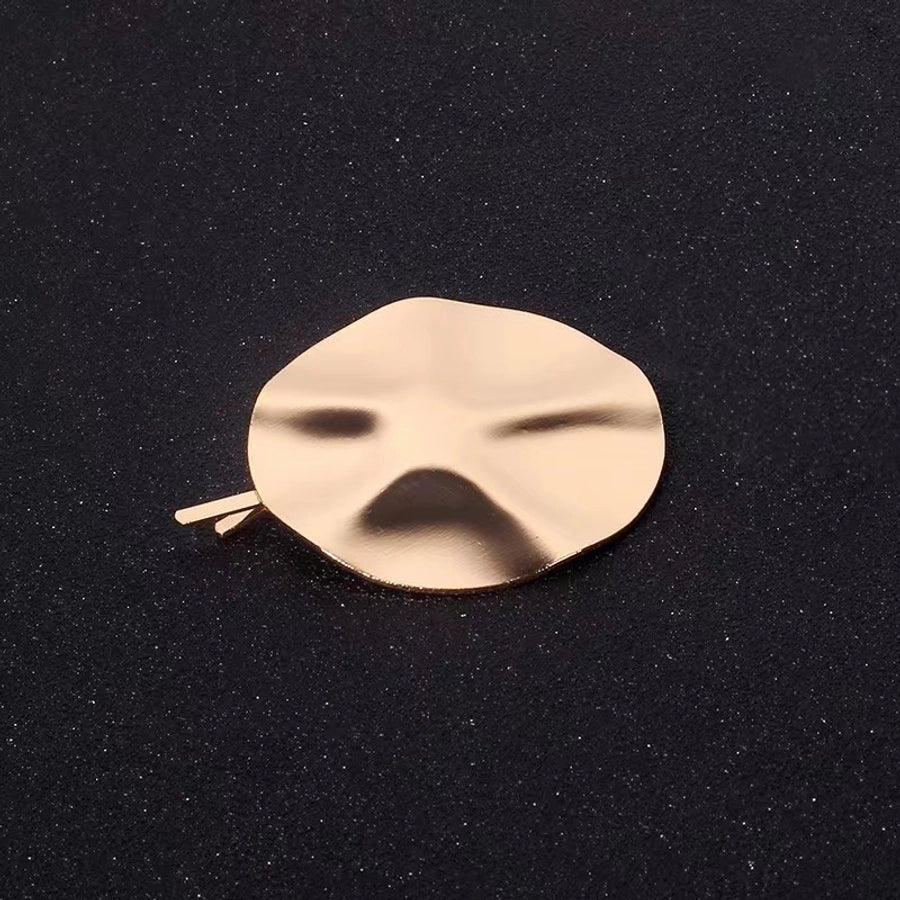 Women's Artistic British Style Round Alloy Hair Clip