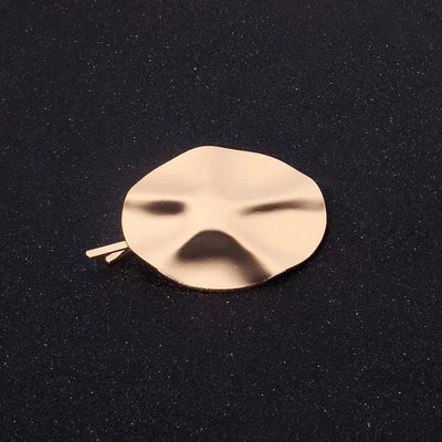 Women's Artistic British Style Round Alloy Hair Clip