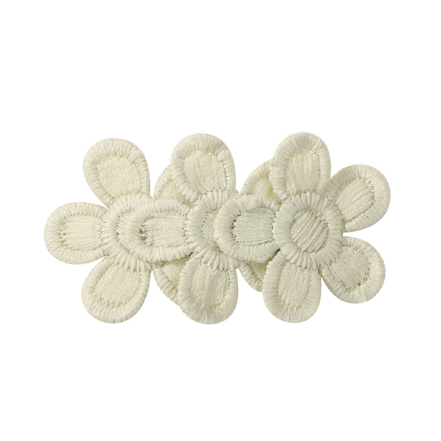 SUNFLOWER Embroidered Flower Children's Hair Accessories BB Clip Autumn and Winter Bang Clip Fabric Handmade Hair Clips 4204