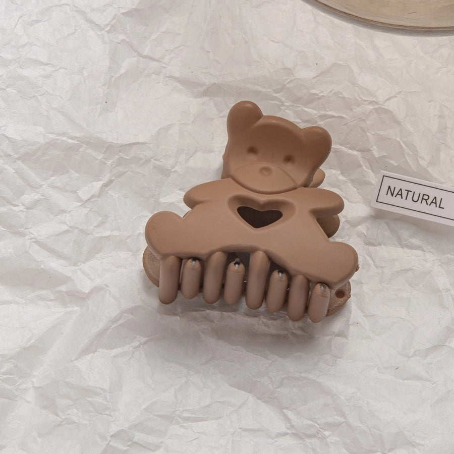 cartoon style cute bear plastic hair claws