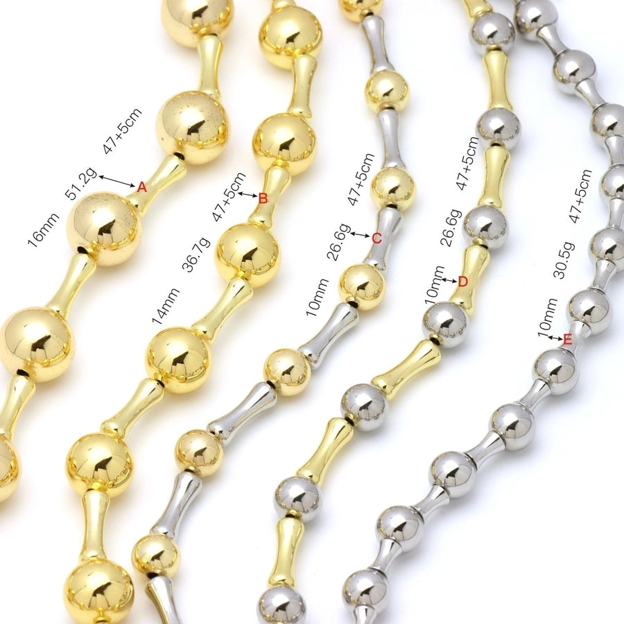 Copper Plating Geometric Necklace