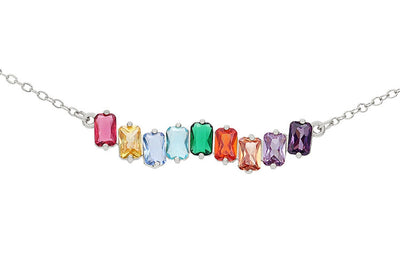 Copper Geometric Necklace