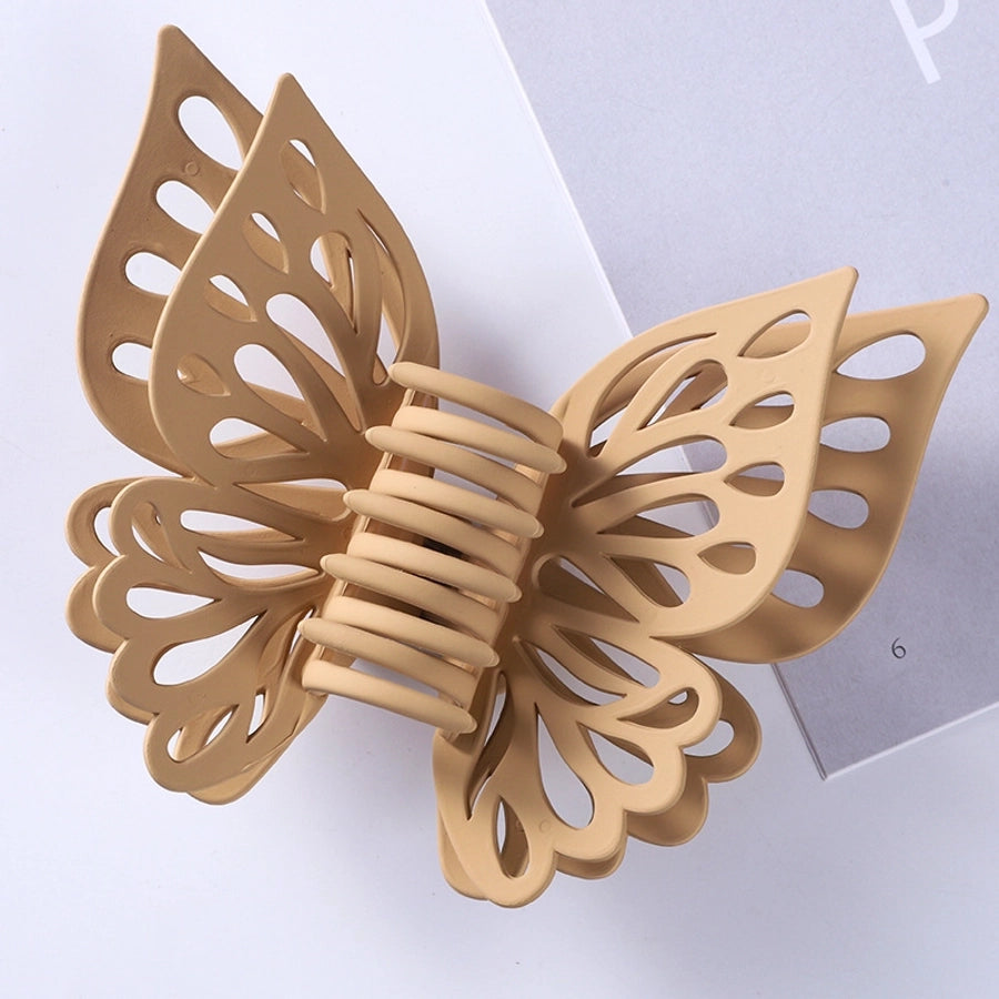 fashion butterfly plastic hair claws