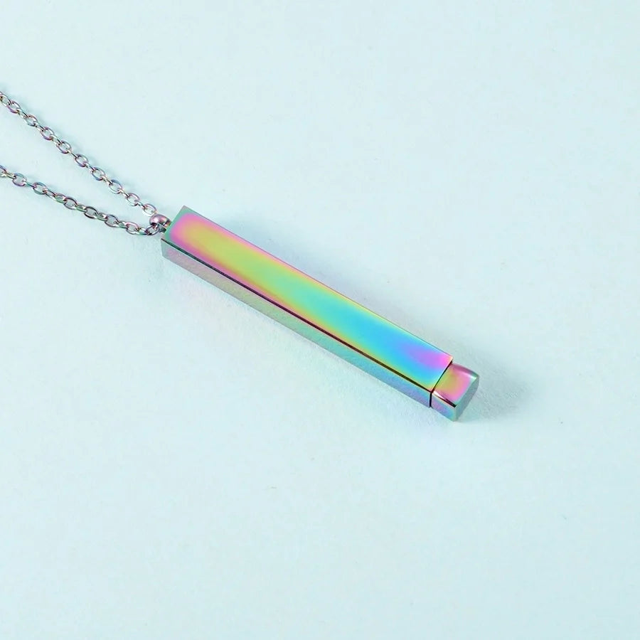 Jewelry Streetwear U Shape 304 Stainless Steel 18K Gold Plated Pendant Necklace