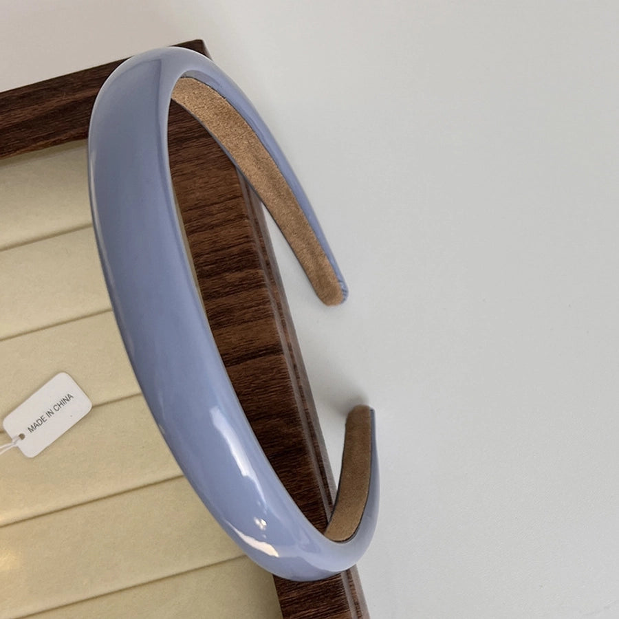 fashion solid color plastic hair band