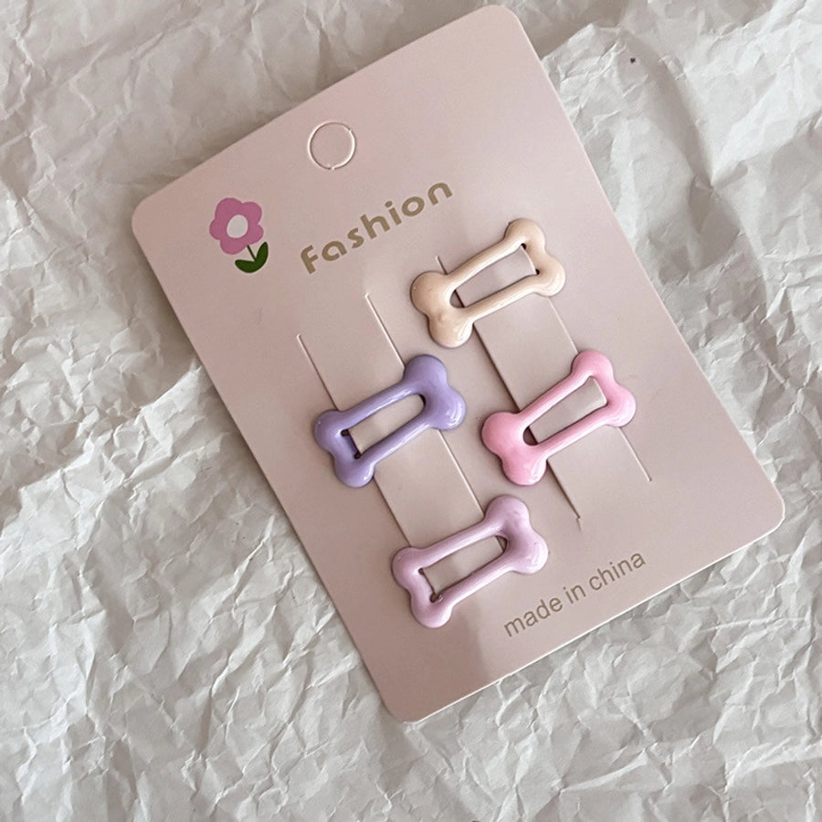 pink series bb hairpin female forehead star broken hair bangs side clip sweet girl small hairpin hair accessories